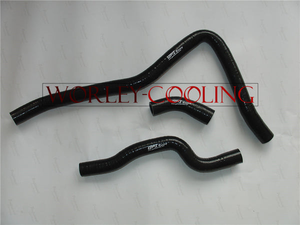 FOR Yamaha Raptor 660 YFM660 Radiator Hose Kit 2001 2002 2003 2004 2005 01 02 03 04 05 BLACK