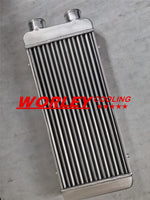 Turbo Full Aluminum Intercooler 600x300x75mm 3" Delta Fin Same Side In/Outs overall length 788mm
