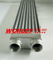 Turbo Aluminum Intercooler 2.2" 550x140x70 mm Delta Fin SAME SIDE OUTS