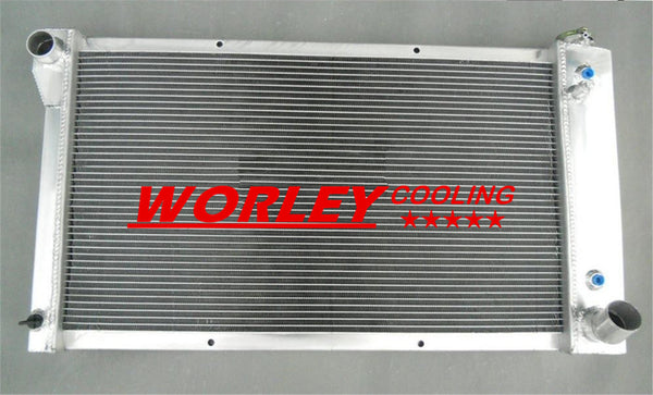 3 ROW Aluminum RADIATOR FOR 1967-1972 Chevy C10 C20 K10 K20 K30 67 68 69 70 71 72