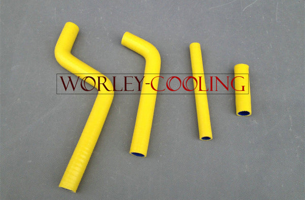 FOR YAMAHA YZ125 1996-2001 radiator silicone hose 96 97 98 99 00 01 YELLOW