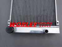 Height=13.4" H=328mm 3ROW Aluminum Radiator For Porsche 924S 1987 1988 Non Turbo MT manual