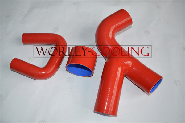 SILICONE INTERCOOLER TURBO HOSE KIT FOR Impreza GC8 EJ20 2.0 WRX 1999-2000 RED 99 00