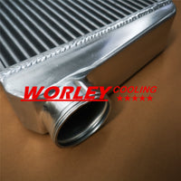 FMIC Universal Aluminum Turbo Intercooler for 500x290x62mm 3" Inlet/Outlet 76mm