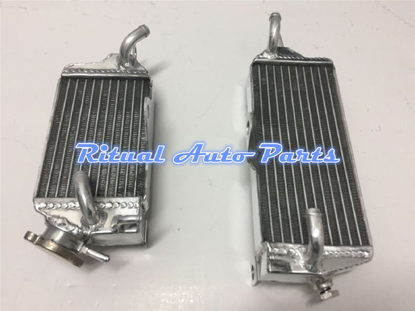 Full Aluminum Alloy Radiator set for Kawasaki KX125 92-93 1992 1993 Left & Right KX 125
