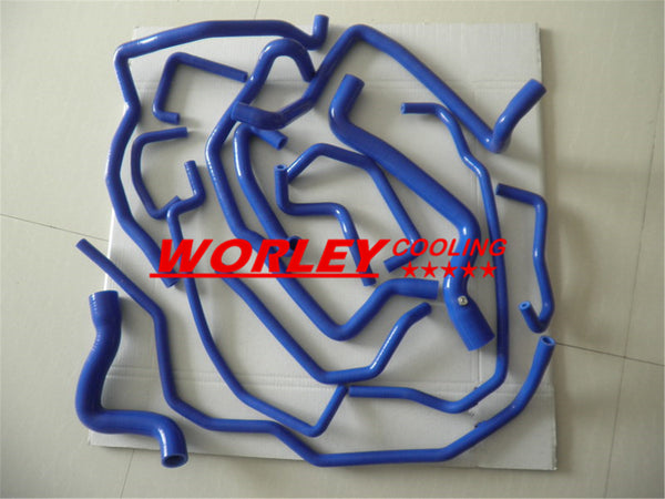 15PCS Silicone Water/Coolant Hose FOR Renault 5 R5 GT Turbo 1988 1989 1990 1991 88 89 90 91 BLUE