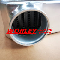 24"x12"x3" FMIC Aluminum Intercooler Universal 600 x 300 x 76mm 3" Inlet/Outlet
