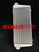 Universal Front Mount Alloy aluminum Intercooler Delta Fin 600x300x70mm 3" In/Outlet 76mm