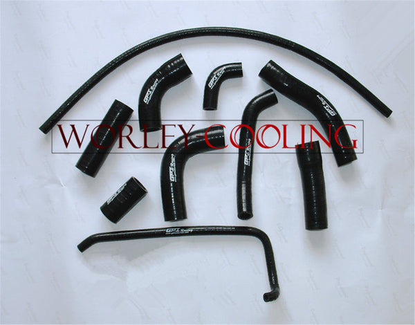 FOR YAMAHA YZF R6 silicone radiator hose kits 2006 2007 06 07 BLACK