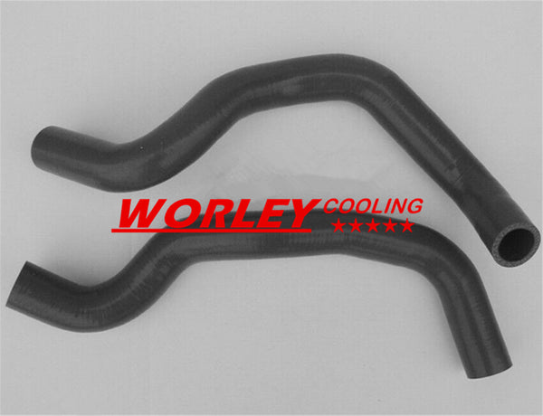 FOR Honda CL7 Accord Euro R Turbo 180sx Silicone Radiator Hose Kit BLACK