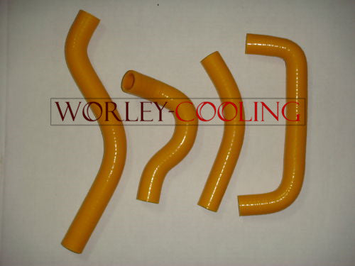 For Suzuki RMZ450 RMZ 450 05 2005 Silicone Radiator hose kit ORANGE