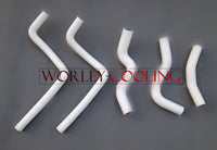 For Honda CR125 CR 125 CR125R 2000 2001 2002 00 01 02 Silicone Radiator Hose white