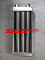 Turbo Full Aluminum Intercooler 600x300x75mm 3" Delta Fin Same Side In/Outs overall length 788mm