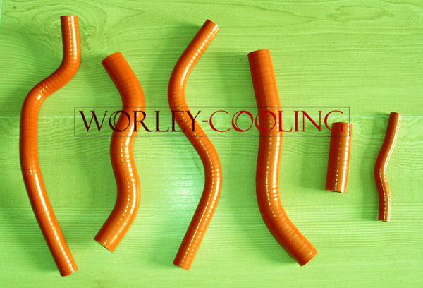Silicone radiator hose for Honda CR125R CR125 CR 125 E 1990-1997 90 91 92 93 94 95 96 97 ORANGE