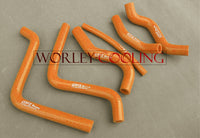 Silicone Radiator Hose Kit for Honda CR125 CR 125 2000 2001 2002 00 01 02 ORANGE
