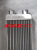 Turbo Full Aluminum Intercooler 600x300x75mm 3" Delta Fin Same Side In/Outs overall length 788mm