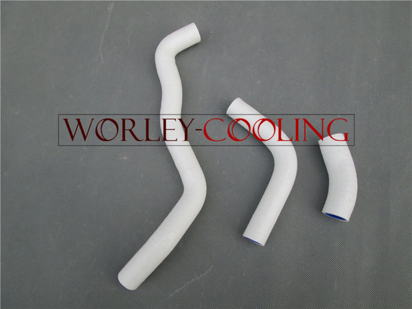 WHITE silicone radiator hose for SUZUKI DRZ400S 2000-2009 & DRZ400SM 2005-2009