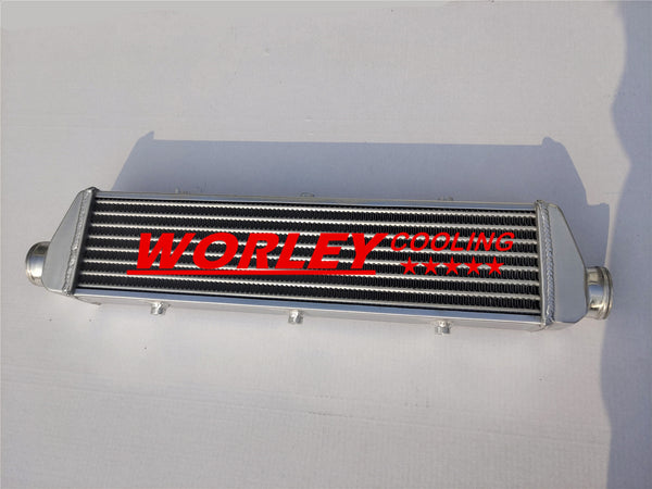 550x140x50mm FMIC ALUMINUM INTERCOOLER 2.25" INLET/OUTLET TURBO Tube and Fin