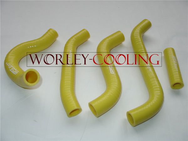 FOR SUZUKI RMZ 450 RMZ450 07 2007 SILICONE RADIATOR HOSE YELLOW