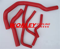 silicone radiator hose for honda integra civic Type R DC2 EK9 5pcs RED 1995-2000 95 96 97 98 99 00