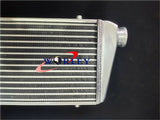 UNIVERSAL TURBO FRONT MOUNT ALUMINUM INTERCOOLER 18" x 9" x2" inlet/outlet: 2.2"