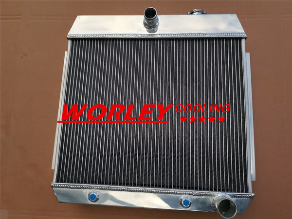 3Row Aluminum Radiator For Chevy Del Ray 4.3L V8 1957