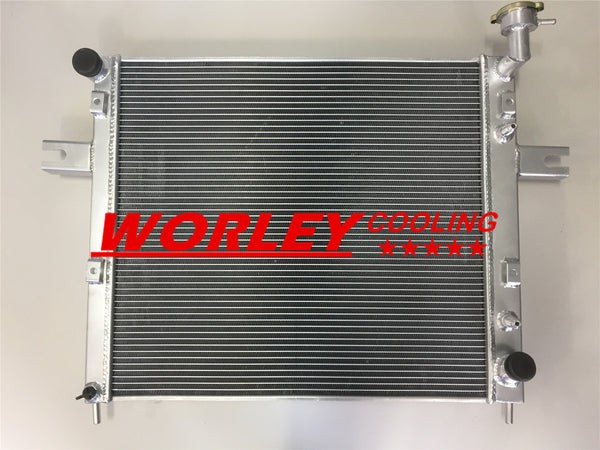40mm 2Row Aluminum Radiator For 1999-2005 Jeep Grand Cherokee Limited/Laredo 4.7L V8 AT 1999 2000 2001 2002 2003 2004 2005
