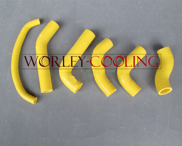 Yellow Silicone radiator hose for HONDA XR650 XR650R XR 650 R 2000-2009 00 01 02 03 04 05 06 07 08 09