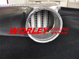 450x170x65mm Aluminum Turbo Intercooler 2.25" inlet/outlet Tube and Fin Design