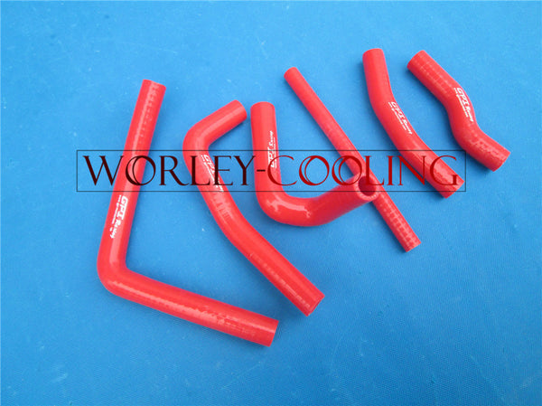 FOR Honda CR250R CR 250 R 2-stroke 2000 2001 00 01 silicone radiator coolant hose RED