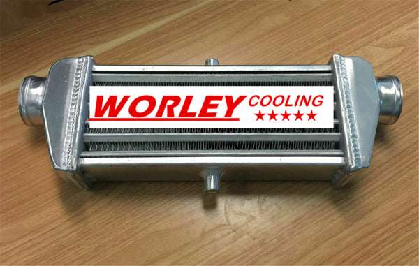 Front Mount Aluminum turbo Intercooler 280 x 130 x 50 mm 56mm 2.2" Inlet/Outlet