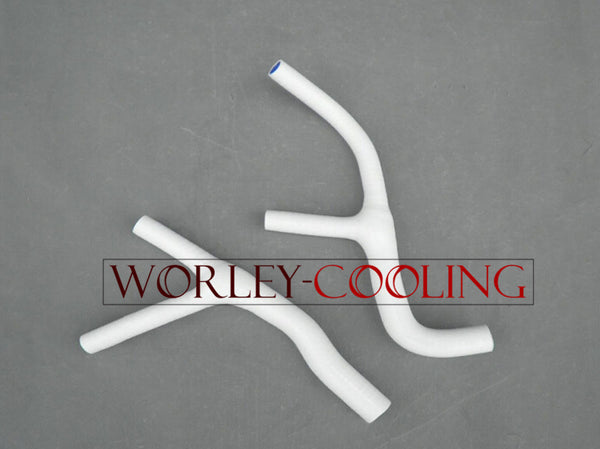 silicone radiator hose for SUZUKI DRZ400E DR-Z400E 2000 2001 2002 WHITE 00 01 02