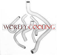 For HONDA CIVIC D15/16 EG/EK 1992-2000 92 93 94 95 96 97 98 99 00 SILICONE RADIATOR &HEATER HOSE KIT 6PCS WHITE