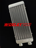 Front Mount Aluminum turbo Intercooler 600x300x75mm same side 3"76mm Inlet/Outlet total 85mm thickness