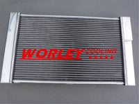 Height=13.4" H=328mm 3ROW Aluminum Radiator For Porsche 924S 1987 1988 Non Turbo MT manual