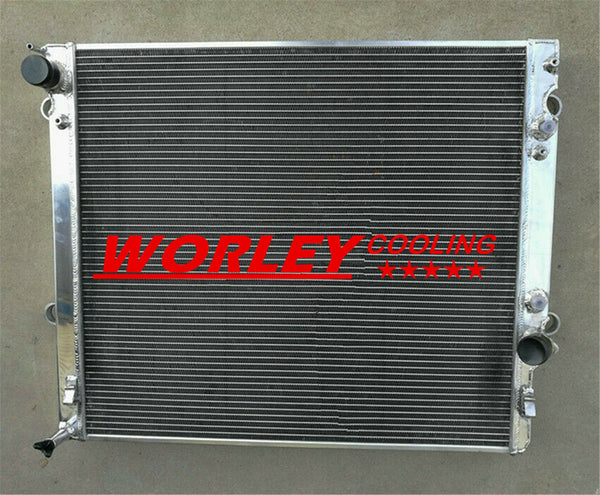4ROW Aluminum Radiator FOR Landcruiser PRADO 120 KZJ120 KDJ120R 3.0 diesel 2002-2009 02 03 04 05 06 07 08 09