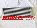 550 x 230 x 50mm FMIC ALUMINUM INTERCOOLER 2.25" INLET/OUTLET TURBO Tube and Fin