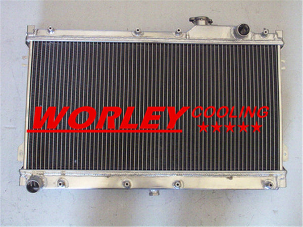 Aluminum Radiator for Mazda MX-5/Miata/Eunos NA B6 1.6L/1.8L L4 engine 1990-1997 90 91 92 93 94 95 96 97 MT MANUAL