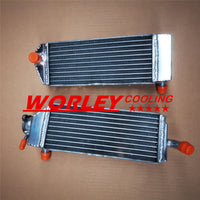 RH&LH aluminum Radiator FOR SUZUKI RM125 1989 1990 ALLOY RM 125 89 90