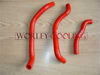 For Honda TRX250R TRX250 1987 1988 1989 87 88 89 silicone radiator hose kit RED