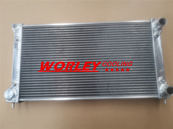 40mm 2Row Aluminum Radiator For 1985-1993 Volkswagen VW Cabriolet 1985 1986 1987 1988 1989 1990 1991 1992 1993