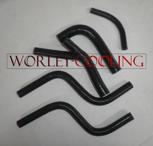silicone radiator hose for Honda CR250 CR 250 85 86 87 1985 1986 1987 BLACK