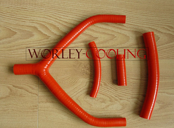 RED silicone radiator hose For YAMAHA YZ250 90-94 91 92 93 / WR250 91 92 93