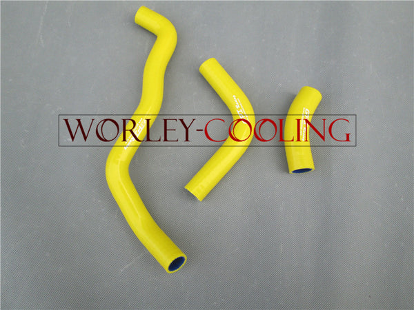 YELLOW silicone radiator hose for SUZUKI DRZ400S 2000-2009 & DRZ400SM 2005-09