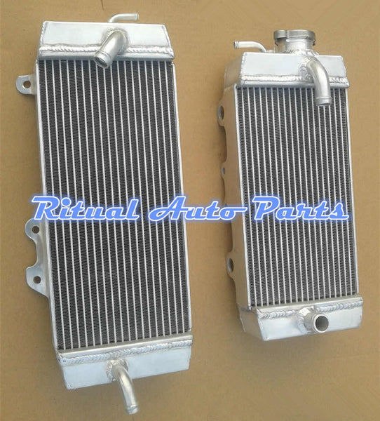 Aluminum radiator FOR KAWASAKI KXF250 KX250F 2009 2010 left & right ALLOY KX 250 F 09 10