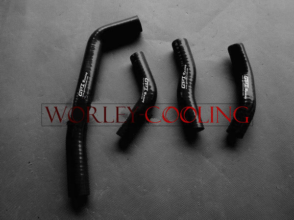 Silicone radiator hose for HONDA CRF250R 2010 2011 2012 2013 10 11 12 13 BLACK