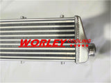 Universal Aluminum Intercooler 450x176x50mm 2.25" 55mm Inlet/outlet Tube & Fin