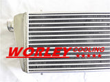 550 x 230 x 50mm FMIC ALUMINUM INTERCOOLER 2.25" INLET/OUTLET TURBO Tube and Fin