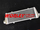 450x170x65mm Aluminum Turbo Intercooler 2.25" inlet/outlet Tube and Fin Design