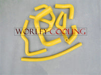 FOR ROVER MINI COOPER 1.3L SILICONE RADIATOR COOLANT HOSE TUBE PIPE 1990-1996 90 91 92 93 94 95 96 YELLOW